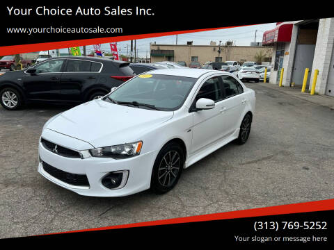 2017 Mitsubishi Lancer for sale at Your Choice Auto Sales Inc. in Dearborn MI