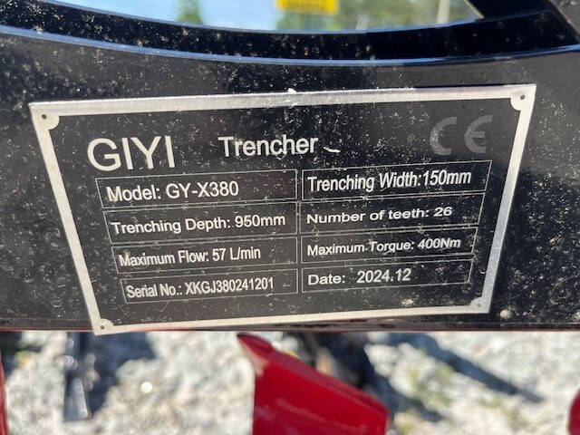 2025 GIYI Trencher Attachment