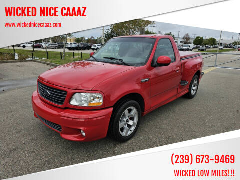 2002 Ford F-150 SVT Lightning for sale at WICKED NICE CAAAZ in Cape Coral FL