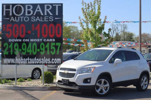 2016 Chevrolet Trax for sale at Hobart Auto Sales in Hobart IN