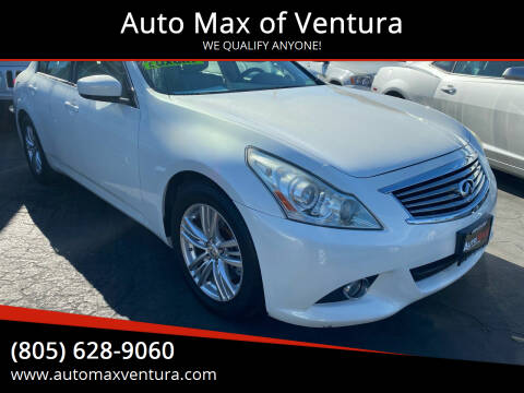 2011 Infiniti G25 Sedan for sale at Auto Max of Ventura in Ventura CA