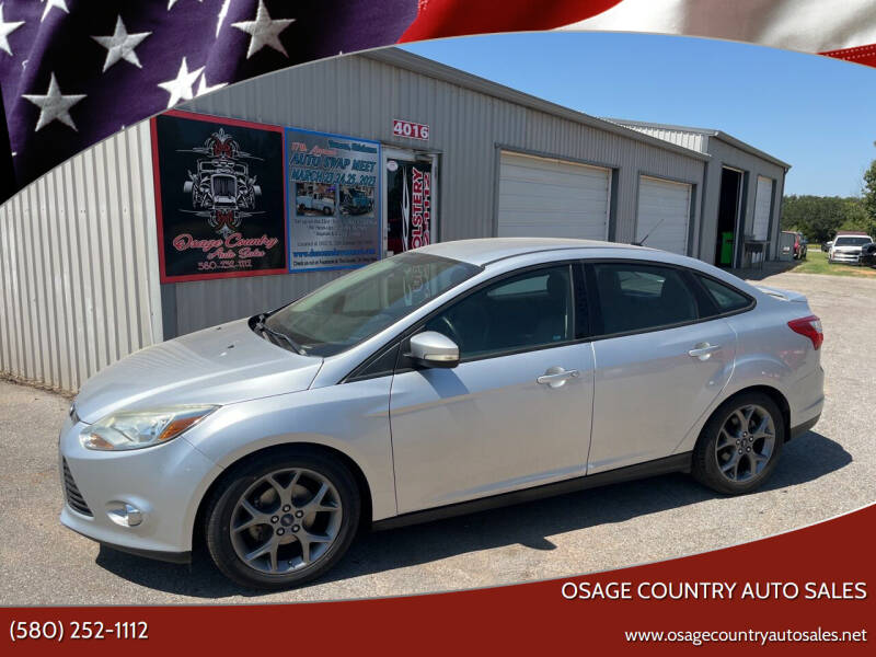 2014 Ford Focus for sale at Osage Country Auto Sales in Duncan OK