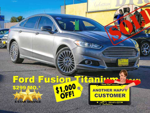 2014 Ford Fusion for sale at The Car Company in Las Vegas NV