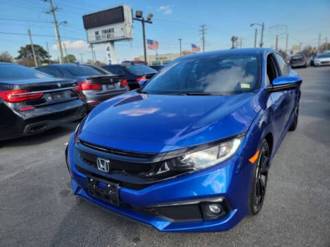 2021 Honda Civic for sale at TOWN AUTOPLANET LLC in Portsmouth VA