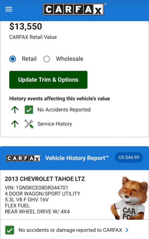 2013 Chevrolet Tahoe LTZ