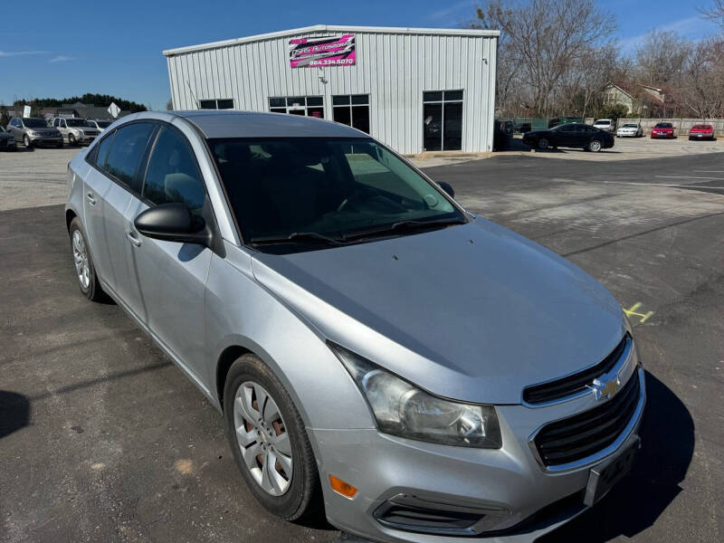 2016 Chevrolet Cruze Limited for sale at UpCountry Motors in Taylors SC