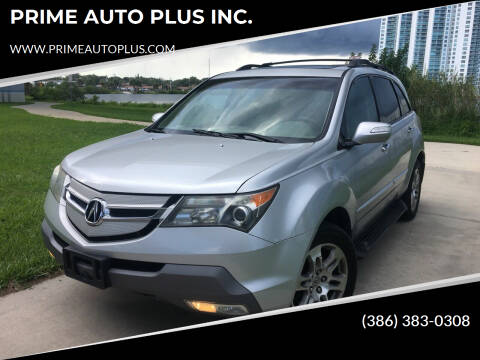 2008 Acura MDX for sale at PRIME AUTO PLUS INC. in Daytona Beach FL