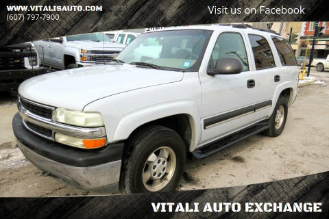 2002 Chevrolet Tahoe for sale at VITALI AUTO EXCHANGE in Johnson City NY