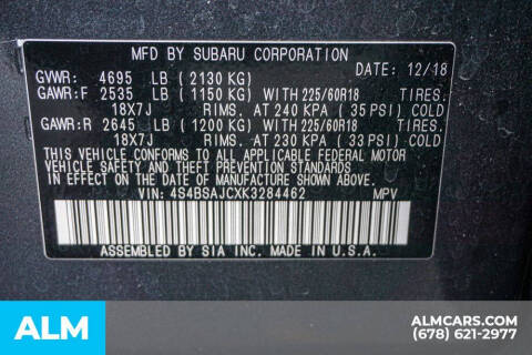 2019 Subaru Outback 2.5i Limited