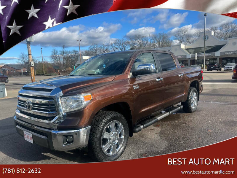 2017 Toyota Tundra for sale at Best Auto Mart in Weymouth MA