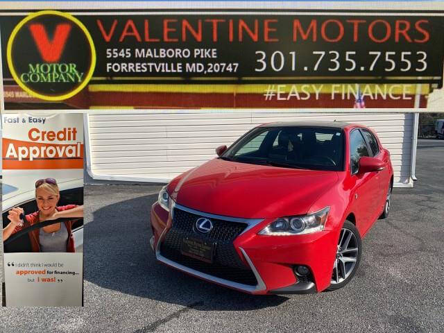 Red 2015 Lexus CT 200h Base 4dr Hatchback 1