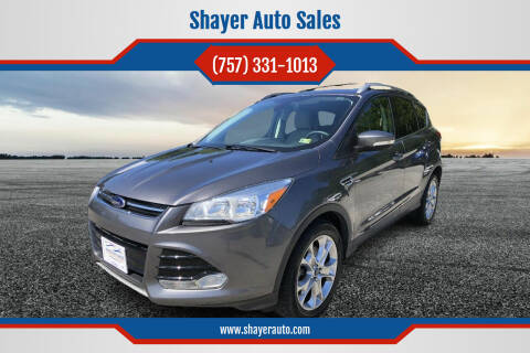 2014 Ford Escape for sale at Shayer Auto Sales in Cape Charles VA