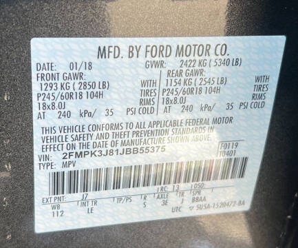 2018 Ford Edge SEL
