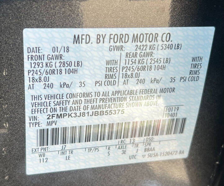 2018 Ford Edge SEL