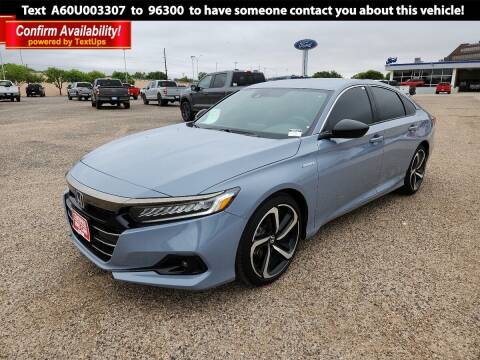 2022 Honda Accord Hybrid for sale at POLLARD PRE-OWNED in Lubbock TX