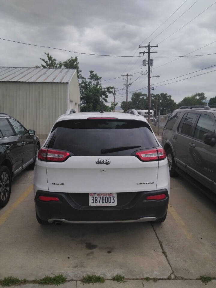 2016 Jeep Cherokee for sale at M Town Auto and Elite Services in Murray, UT