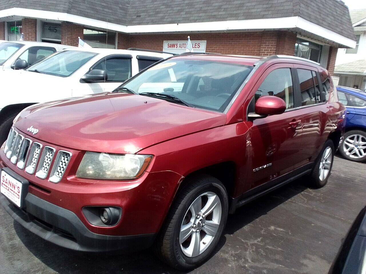Red 2014 Jeep Compass Latitude 4x4 Latitude 4dr SUV 1