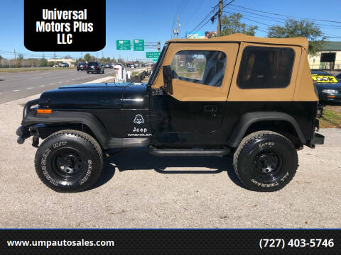 1994 Jeep Wrangler for sale at Universal Motors Plus LLC in Largo FL