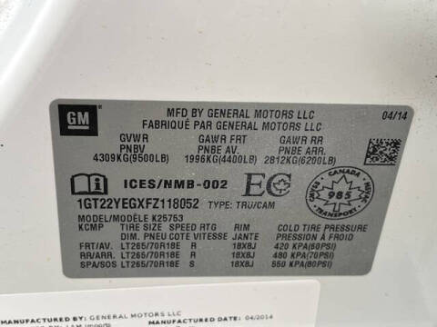 2015 GMC Sierra 2500HD