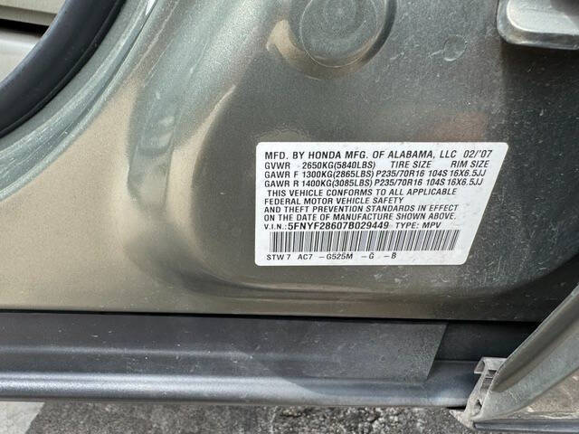 2007 Honda Pilot EX-L w/DVD