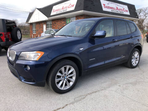 2014 BMW X3 for sale at tazewellauto.com in Tazewell TN