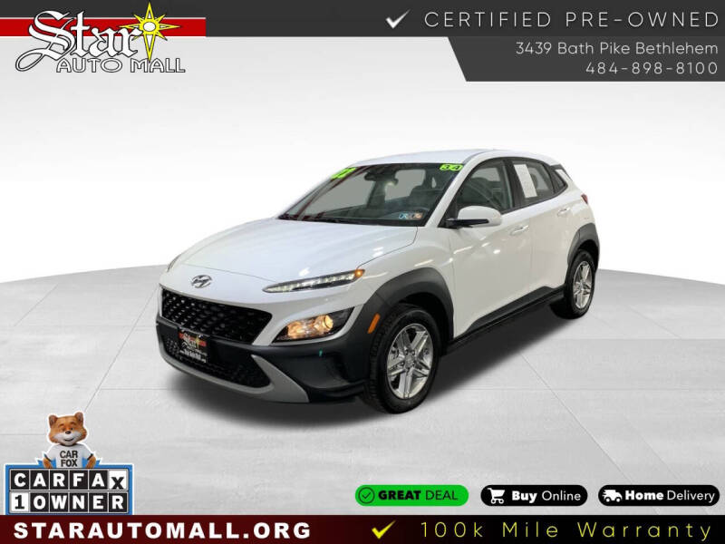 2022 Hyundai Kona for sale at STAR AUTO MALL 512 in Bethlehem PA