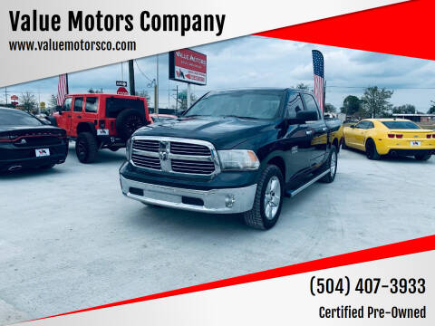 2015 RAM Ram Pickup 1500 for sale at Value Motors Company in Marrero LA
