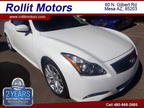 2014 Infiniti Q60 Coupe for sale at Rollit Motors in Mesa AZ