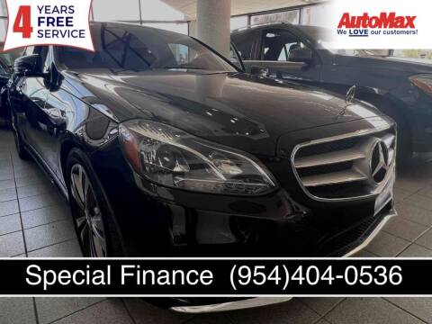 2014 Mercedes-Benz E-Class for sale at Auto Max in Hollywood FL