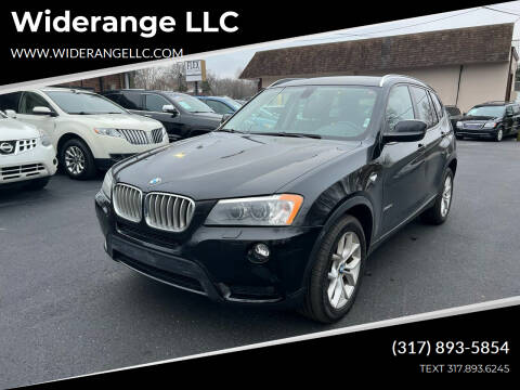2013 BMW X3 for sale at Widerange LLC in Greenwood IN
