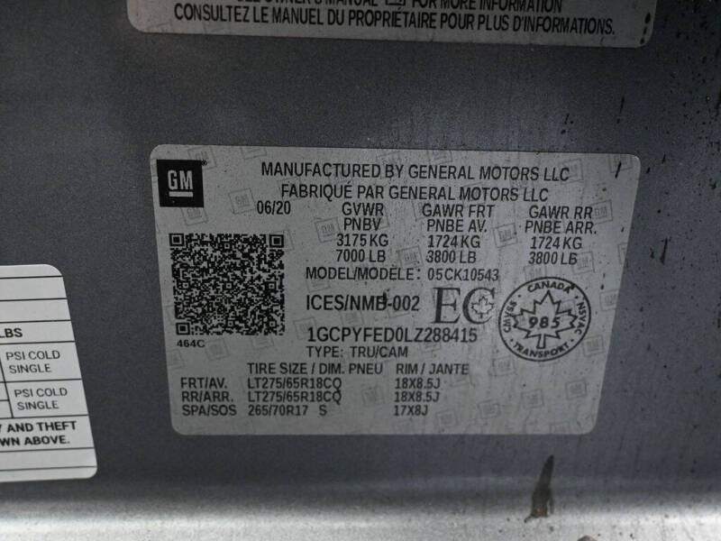 2020 Chevrolet Silverado 1500