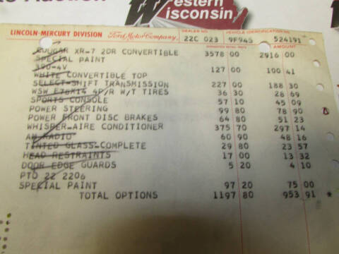 1969 Mercury Cougar XR7