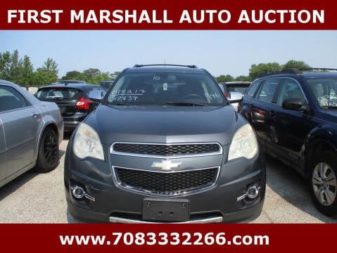 2010 Chevrolet Equinox for sale at First Marshall Auto Auction in Harvey IL