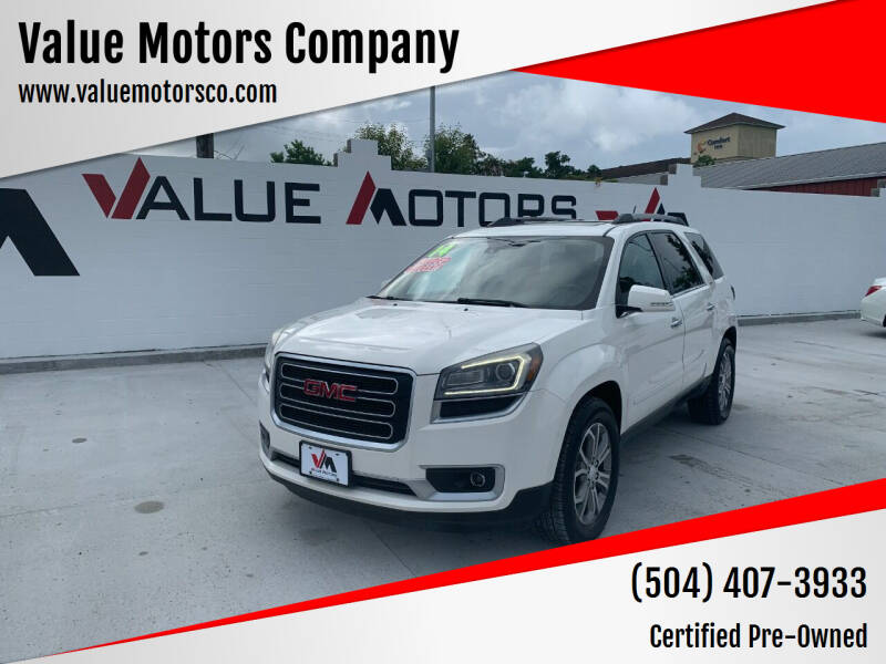 2014 GMC Acadia for sale at Value Motors Company in Marrero LA
