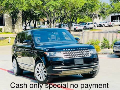 2013 Land Rover Range Rover for sale at Texas Drive Auto in Dallas TX
