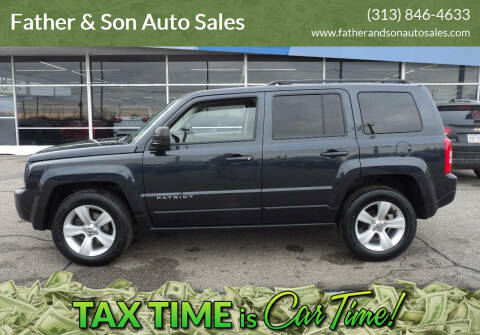 2016 Jeep Patriot for sale at Father & Son Auto Sales in Dearborn MI