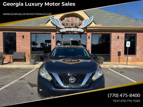 2017 Nissan Murano for sale at Georgia Luxury Motor Sales in Cumming GA