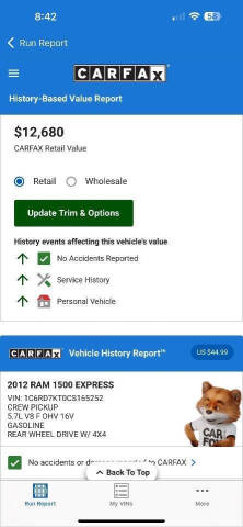 2012 RAM 1500 Express