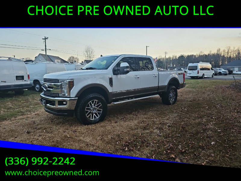 2019 Ford F-250 Super Duty for sale at CHOICE PRE OWNED AUTO LLC in Kernersville NC