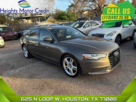 2015 Audi A6 for sale at Heights Motor Credit in Houston TX