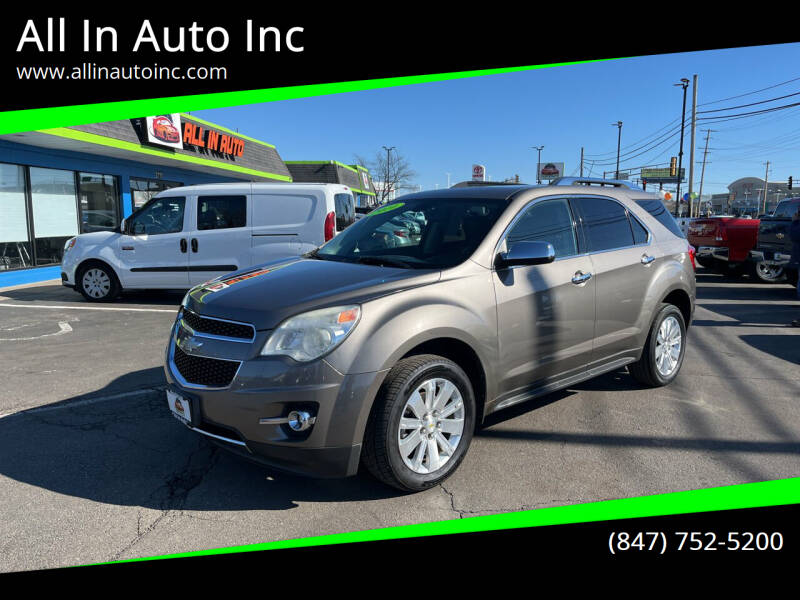 2010 Chevrolet Equinox for sale at All In Auto Inc in Palatine IL