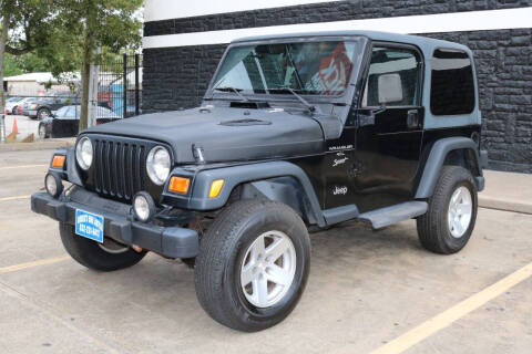 2000 Jeep Wrangler for sale at Direct One Auto in Houston TX