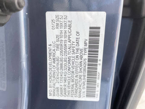 2025 Honda Odyssey Touring