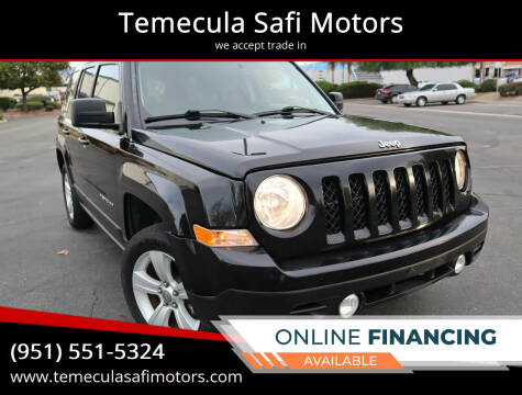 2016 Jeep Patriot for sale at Temecula Safi Motors in Temecula CA