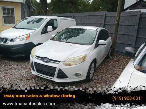 2012 Ford Focus for sale at TMAC Auto Sales & Window Tinting in Durham NC