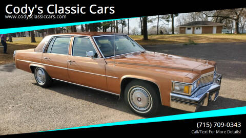 1978 Cadillac DeVille for sale at Cody's Classic Cars in Stanley WI