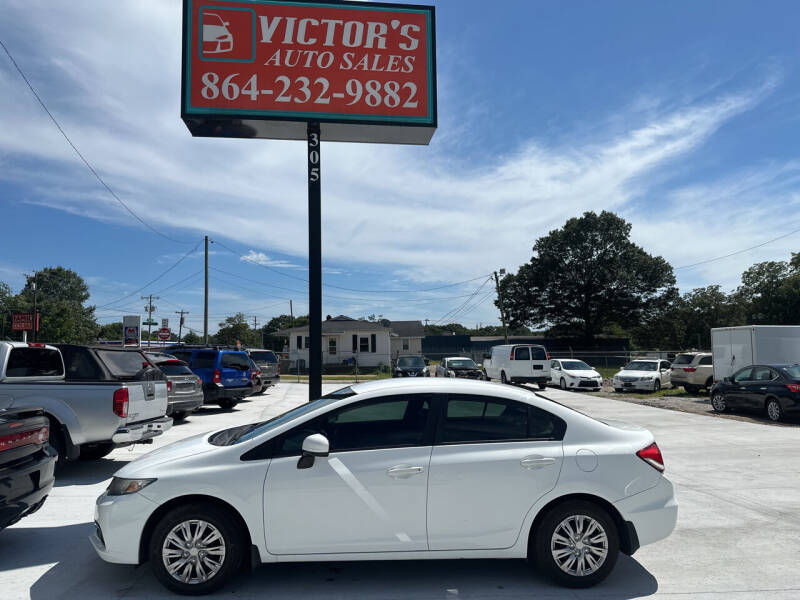 2015 Honda Civic for sale at Victor's Auto Sales in Greenville SC