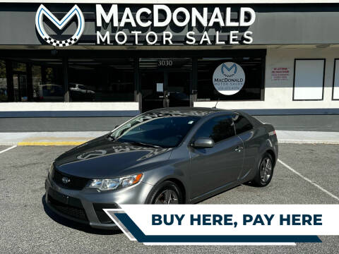 2012 Kia Forte Koup for sale at MacDonald Motor Sales in High Point NC