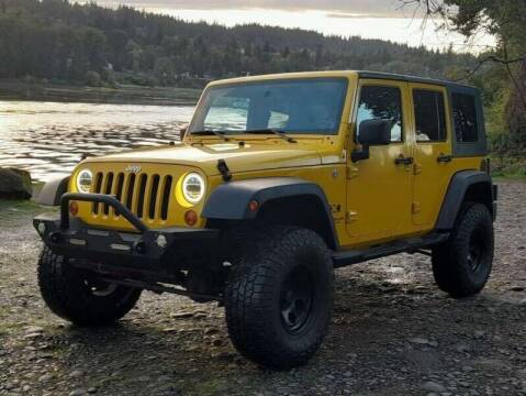 2008 Jeep Wrangler Unlimited for sale at CLEAR CHOICE AUTOMOTIVE in Milwaukie OR
