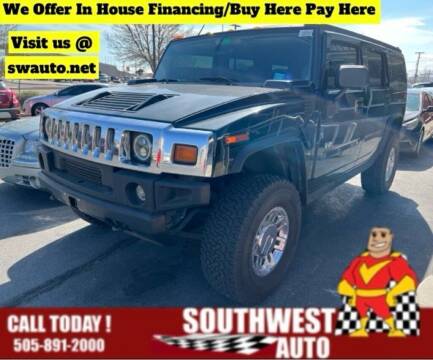2003 HUMMER H2 for sale at SOUTHWEST AUTO in Albuquerque NM